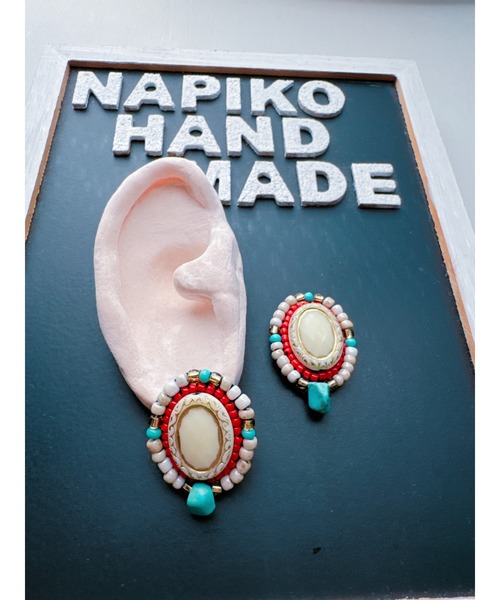 tone（トーン）の「【NAPIKO】楕円型ピアス(MA)（ピアス（両耳用）・レディース・A/B/C/その他2/その他1・FREE）」の19枚目の写真