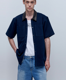SUNFLOWER WORK SHIRT - NAVY