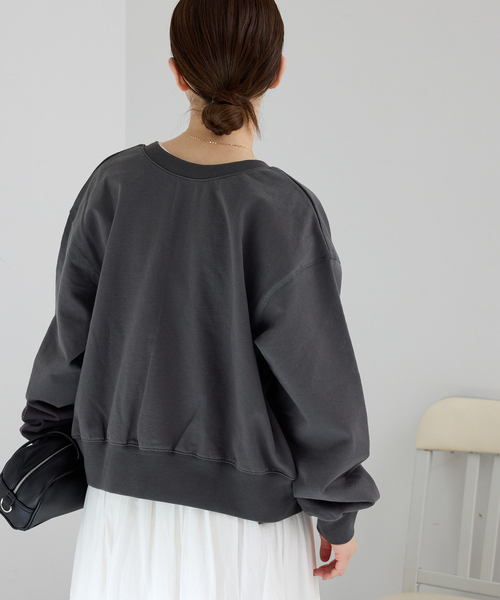 【完売品】新品イエナ　IENA ジップオープン2WAYスウェットプルオーバー ジップオープン2WAYスウェットプルオーバー（スウェット）｜IENA