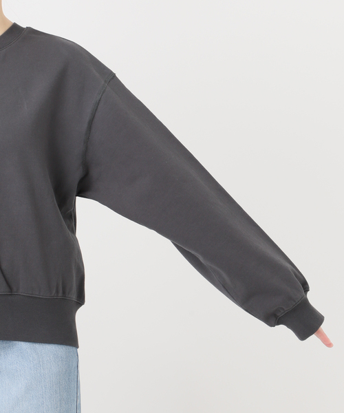 IENA（イエナ）の「ジップオープン2WAYスウェットプルオーバー（スウェット・レディース・アイボリー/ブラック系その他/グレー・FREE）」の19枚目の写真