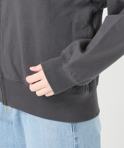 IENA（イエナ）の「ジップオープン2WAYスウェットプルオーバー（スウェット・レディース・アイボリー/ブラック系その他/グレー・FREE）」の20枚目の写真