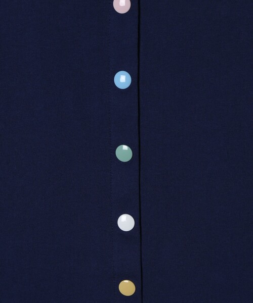 agnes b.（アニエスベー）の「キッズ マルチカラー コットン ノースリーブ ワンピース "Barbie"（ワンピース・キッズ・ネイビー・8YEAR/6YEAR/10YEAR/12YEAR/4YEAR）」の7枚目の写真