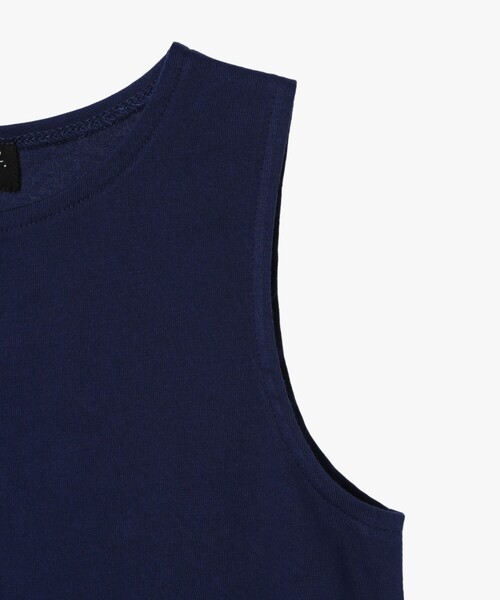 agnes b.（アニエスベー）の「キッズ マルチカラー コットン ノースリーブ ワンピース "Barbie"（ワンピース・キッズ・ネイビー・8YEAR/6YEAR/10YEAR/12YEAR/4YEAR）」の2枚目の写真