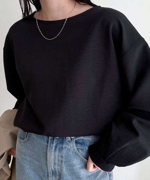 fredy emue(フレディエミュ)の「【セットアップ対応】パウダリーツイルコクーンブラウス(シャツ/ブラウス・レディース・ブラック/ベージュ/オフホワイト/ネイビー・38)」の2枚目の写真