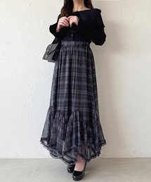 apres jour | アシメチュールスカート(スカート)