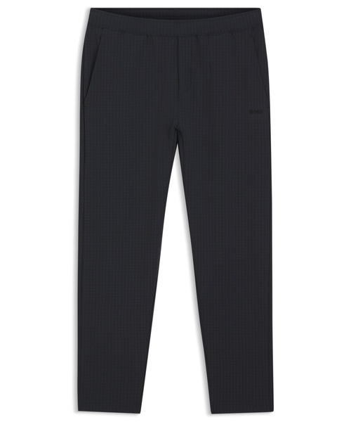 BOSS(ボス)の「ドローストリングパンツ ストレッチワッフル ファブリック フレームジップ(その他パンツ・メンズ・ダークブルー・S/M/L/XS)」の6枚目の写真