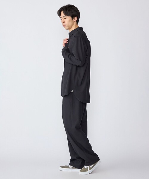 SHIPS（シップス）の「SHIPS: Comfy Line シャツ アウター（シャツ/ブラウス・メンズ・ネイビー/チャコールグレー・SMALL/MEDIUM/LARGE/X-LARGE）」の5枚目の写真