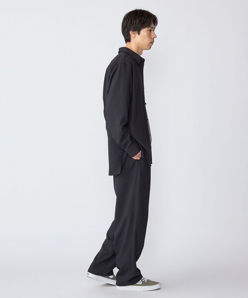 SHIPS（シップス）の「SHIPS: Comfy Line シャツ アウター（シャツ/ブラウス・メンズ・ネイビー/チャコールグレー・SMALL/MEDIUM/LARGE/X-LARGE）」の3枚目の写真