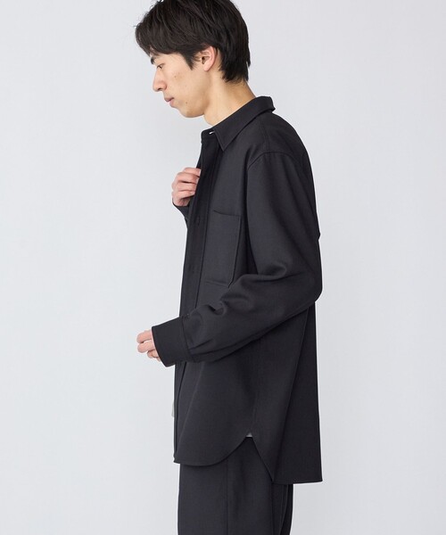 SHIPS（シップス）の「SHIPS: Comfy Line シャツ アウター（シャツ/ブラウス・メンズ・ネイビー/チャコールグレー・SMALL/MEDIUM/LARGE/X-LARGE）」の10枚目の写真