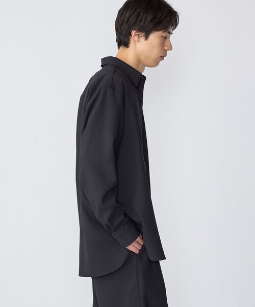 SHIPS（シップス）の「SHIPS: Comfy Line シャツ アウター（シャツ/ブラウス・メンズ・ネイビー/チャコールグレー・SMALL/MEDIUM/LARGE/X-LARGE）」の12枚目の写真