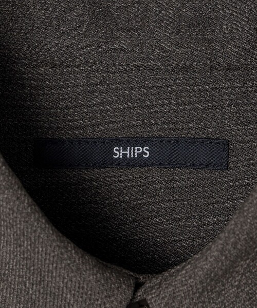 SHIPS（シップス）の「SHIPS: Comfy Line シャツ アウター（シャツ/ブラウス・メンズ・ネイビー/チャコールグレー・SMALL/MEDIUM/LARGE/X-LARGE）」の17枚目の写真