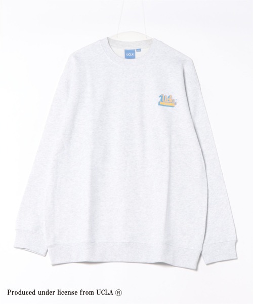 UCLA(ユーシーエルエー)の「【UCLA】バックプリント裏毛トレーナー プルオーバー スウェット(スウェット・メンズ・ホワイト/チャコールグレー/ネイビー・3/2)」の2枚目の写真
