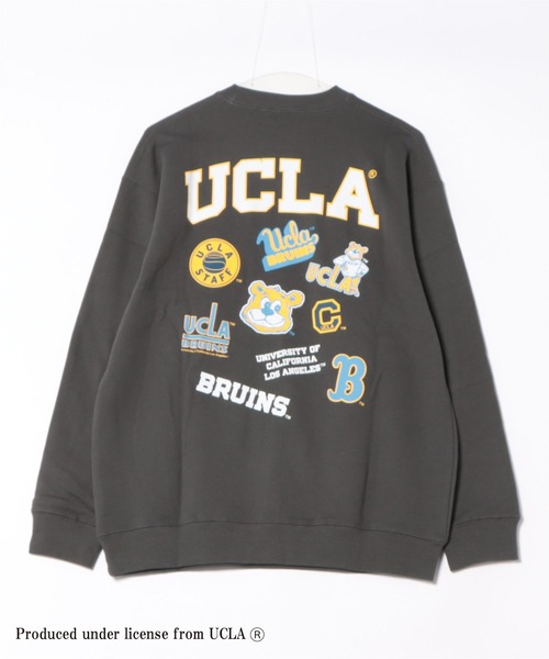 UCLA(ユーシーエルエー)の「【UCLA】バックプリント裏毛トレーナー プルオーバー スウェット(スウェット・メンズ・ホワイト/チャコールグレー/ネイビー・3/2)」の1枚目の写真