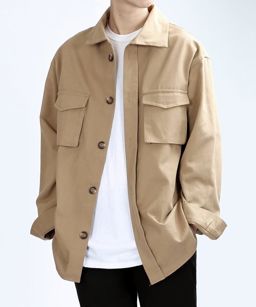 VERYVAIN(ベリベーン)の「TP89 CARGO OVERFIT JACKET (BEIGE)(デニムジャケット・メンズ・その他・ONE SIZE)」の1枚目の写真