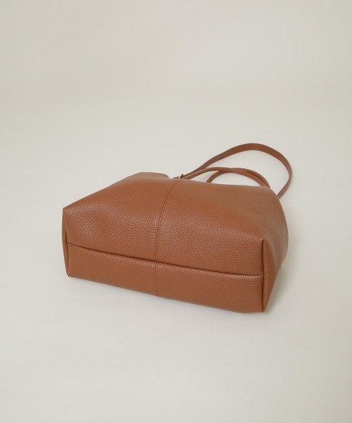 NANO universe（ナノユニバース）の「ノットハンドルビッグトート（トートバッグ・レディース・ブラウン/アイボリー・F）」の15枚目の写真