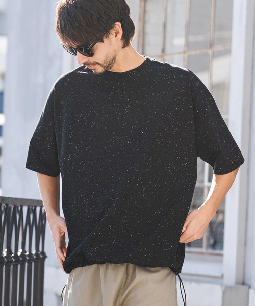 CAMBIO（カンビオ）の「mt10220- Nep Short Sleeve Tee ネップTシャツ(2026GIM-015)（Tシャツ/カットソー・メンズ・ブラック/ホワイト/グレー・S/M/L）」の9枚目の写真