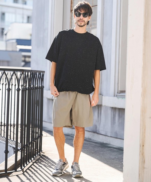 CAMBIO（カンビオ）の「mt10220- Nep Short Sleeve Tee ネップTシャツ(2026GIM-015)（Tシャツ/カットソー・メンズ・ブラック/ホワイト/グレー・S/M/L）」の10枚目の写真