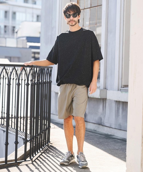 CAMBIO（カンビオ）の「mt10220- Nep Short Sleeve Tee ネップTシャツ(2026GIM-015)（Tシャツ/カットソー・メンズ・ブラック/ホワイト/グレー・S/M/L）」の11枚目の写真