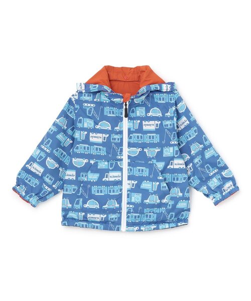 kladskap（クレードスコープ）の「乗り物リバーシブルウィンドブレーカー（ナイロンジャケット・キッズ・エメラルド/レッド・130cm/120cm/110cm/100cm/90cm）」の10枚目の写真