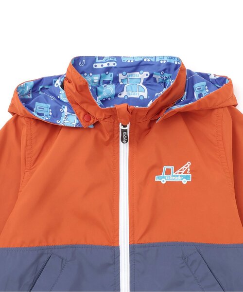 kladskap（クレードスコープ）の「乗り物リバーシブルウィンドブレーカー（ナイロンジャケット・キッズ・エメラルド/レッド・130cm/120cm/110cm/100cm/90cm）」の12枚目の写真