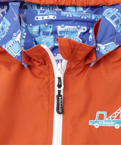 kladskap（クレードスコープ）の「乗り物リバーシブルウィンドブレーカー（ナイロンジャケット・キッズ・エメラルド/レッド・130cm/120cm/110cm/100cm/90cm）」の14枚目の写真