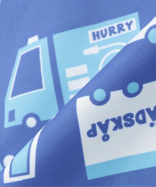 kladskap（クレードスコープ）の「乗り物リバーシブルウィンドブレーカー（ナイロンジャケット・キッズ・エメラルド/レッド・130cm/120cm/110cm/100cm/90cm）」の4枚目の写真