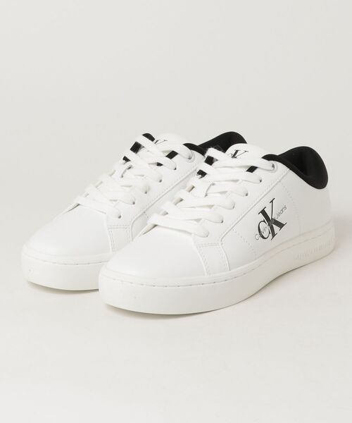 Calvin Klein Jeans(カルヴァンクラインジーンズ)の「CALVIN KLEIN JEANS カルバンクラインジーンズ スニーカー レディース ローカット CLASSIC CUPSO(スニーカー・レディース・ホワイト・36/37/38/39/40/41)」の1枚目の写真