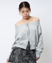 SPIRALGIRL | フロストオフショルトップス(Tシャツ/カットソー)