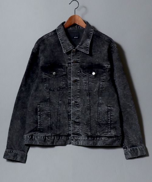 セール】Comfort-Stretch Denim Trucker Jacket / ストレッチデニム