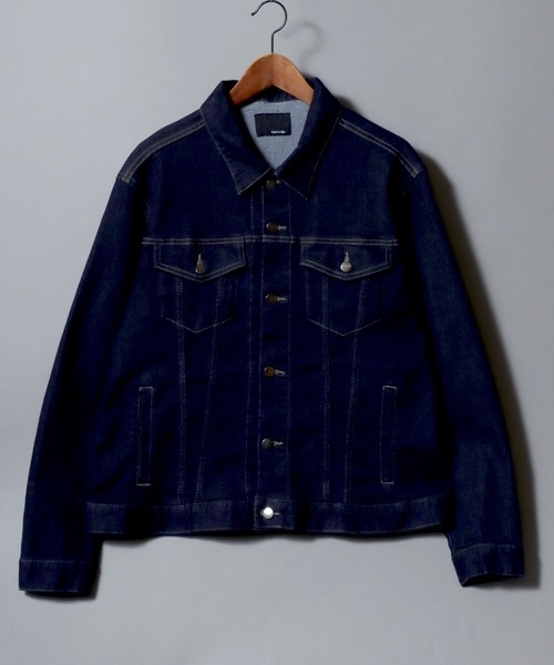 セール】Comfort-Stretch Denim Trucker Jacket / ストレッチデニム