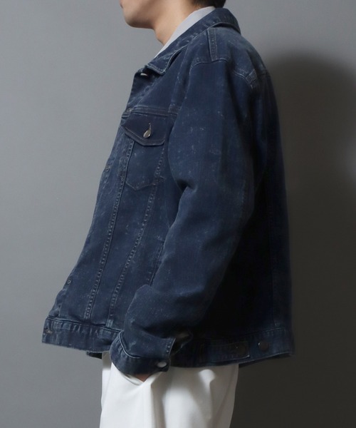 セール】Comfort-Stretch Denim Trucker Jacket / ストレッチデニム