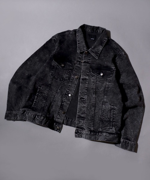 ANPAS(アンパス)の「Comfort-Stretch Denim Trucker Jacket / ストレッチデニムトラッカージャケット サードタイプ(3rd)Gジャン メンズ レディース ユニセックス(デニムジャケット・メンズ・ブラック/ネイビー/ブルー系その他/ブルー/ライトブルー・M/L/S/XL)」の8枚目の写真