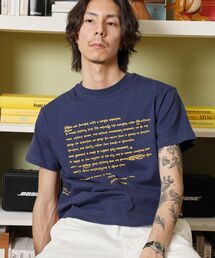 【FFEIN(フェイン)】手書きメッセージショート丈Tシャツ / Tシャツ クルーネック 半袖 プリント 【短丈】