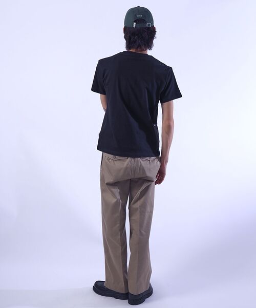 FFEIN(フェイン)の「【FFEIN(フェイン)】手書きメッセージショート丈Tシャツ / Tシャツ クルーネック 半袖 プリント 【短丈】(Tシャツ/カットソー・メンズ・ブラック/アッシュグレー/ネイビー/ホワイト/モカ・LARGE/MEDIUM/SMALL)」の15枚目の写真