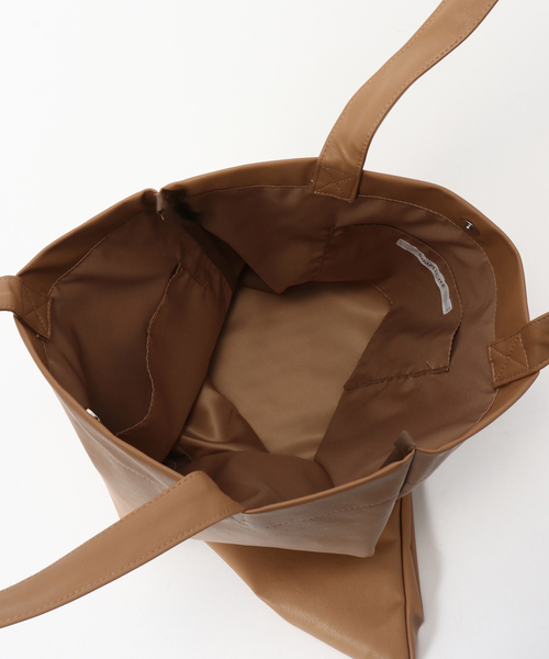 B.C STOCK（ベーセーストック）の「アソート TOTE BAG（トートバッグ・レディース・キャメル/ブラウン/シルバー/ホワイト/ネイビー/ブラック・FREE）」の9枚目の写真