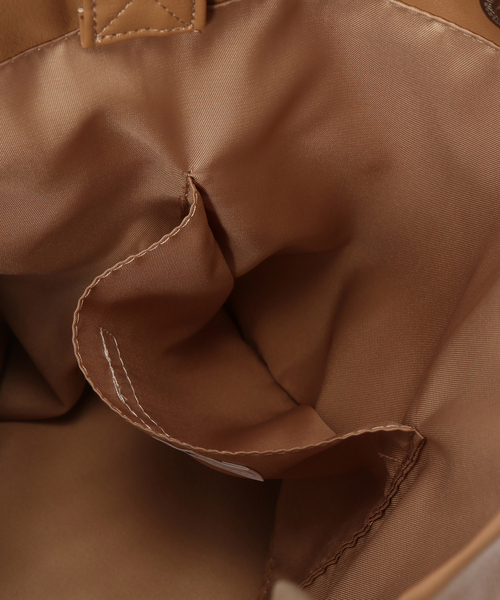 B.C STOCK（ベーセーストック）の「アソート TOTE BAG（トートバッグ・レディース・キャメル/ブラウン/シルバー/ホワイト/ネイビー/ブラック・FREE）」の11枚目の写真