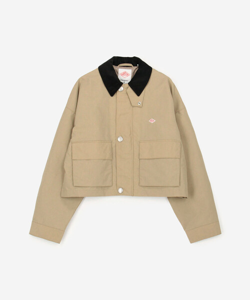 DANTON（ダントン）の「DANTON | ナイロンタフタ ショートジャケット WOMEN（カバーオール・レディース・ベージュ系その他/ブラック/イエロー・36/38）」の8枚目の写真