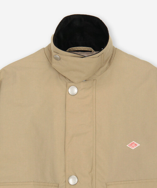 DANTON（ダントン）の「DANTON | ナイロンタフタ ショートジャケット WOMEN（カバーオール・レディース・ベージュ系その他/ブラック/イエロー・36/38）」の11枚目の写真