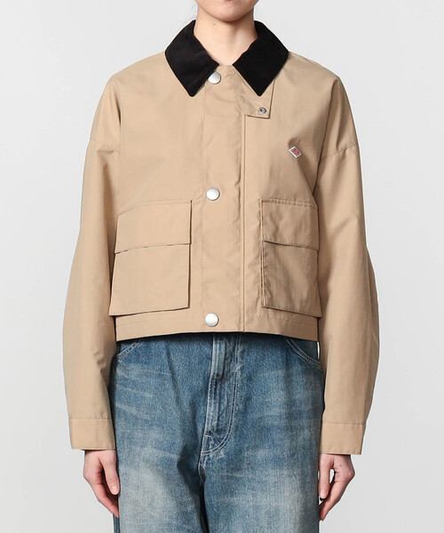 DANTON（ダントン）の「DANTON | ナイロンタフタ ショートジャケット WOMEN（カバーオール・レディース・ベージュ系その他/ブラック/イエロー・36/38）」の17枚目の写真