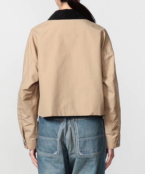 DANTON（ダントン）の「DANTON | ナイロンタフタ ショートジャケット WOMEN（カバーオール・レディース・ベージュ系その他/ブラック/イエロー・36/38）」の19枚目の写真