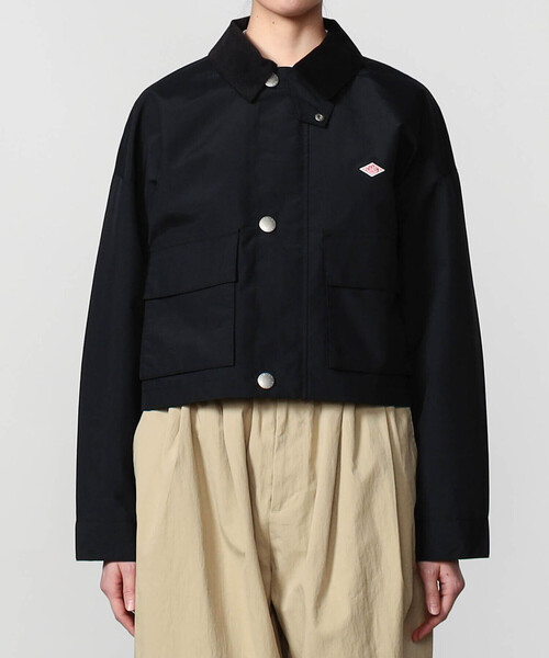 DANTON（ダントン）の「DANTON | ナイロンタフタ ショートジャケット WOMEN（カバーオール・レディース・ベージュ系その他/ブラック/イエロー・36/38）」の22枚目の写真