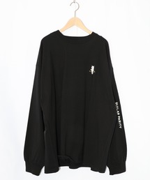 ScoLar | 361105：ネコの洗脳柄ロングスリーブTシャツ(Tシャツ/カットソー)