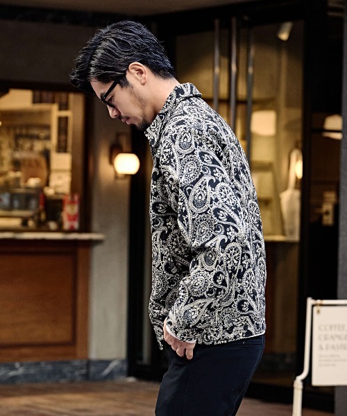 SILVER BULLET（シルバーバレット）の「『ALCARZA/アルカーザ』ゴブラン織りJKT（ブルゾン・メンズ・ブラック系その他/ブラック×グレー・XL/L/M）」の4枚目の写真