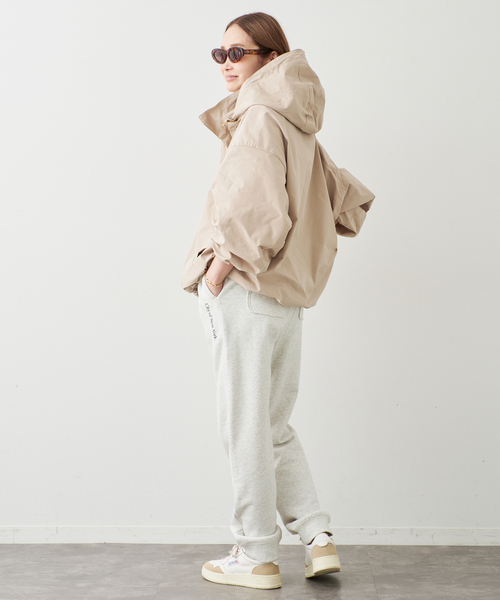 Deuxieme Classe（ドゥーズィエムクラス）の「WASHED STAND ジップ ブルゾン（その他アウター・レディース・ベージュ/ブラック・FREE）」の10枚目の写真