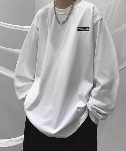 KELVIN(ケルヴァン)の「Minimal Logo Oversized Tee ミニマルロゴ オーバーサイズ Tシャツ(ロンT)(Tシャツ/カットソー・メンズ・ホワイト/ブラック・LARGE/MEDIUM)」の12枚目の写真