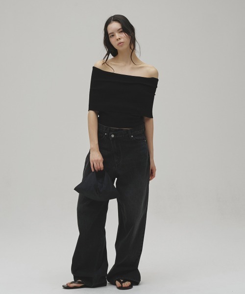 TODAYFUL(トゥデイフル)の「Soft Fraise Tops(Tシャツ/カットソー・レディース・スミクロ/グレー/アイボリー・FREE)」の7枚目の写真