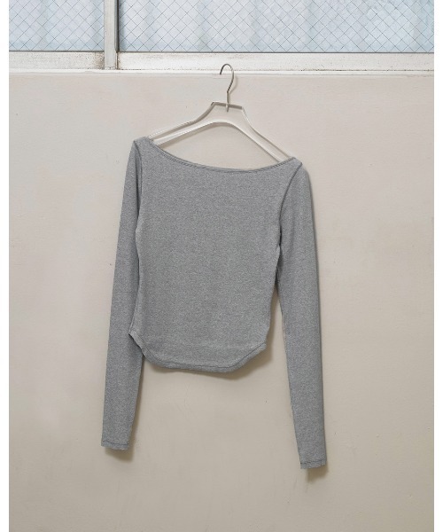 TODAYFUL(トゥデイフル)の「Soft Fraise Tops(Tシャツ/カットソー・レディース・スミクロ/グレー/アイボリー・FREE)」の14枚目の写真