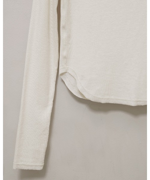 TODAYFUL(トゥデイフル)の「Soft Fraise Tops(Tシャツ/カットソー・レディース・スミクロ/グレー/アイボリー・FREE)」の15枚目の写真
