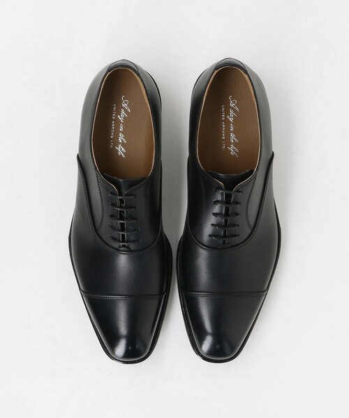 A DAY IN THE LIFE UNITED ARROWS(アデイインザライフユナイテッドアローズ)の「スムースレザー ストレートチップ シューズ-撥水-<A DAY IN THE LIFE>(ドレスシューズ・メンズ・ダークブラウン/ブラック・8/8h/9/7h)」の11枚目の写真