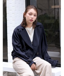 fifth（フィフス）の「【SETUP対応】ショートトレンチコート（その他アウター）」